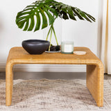 Juanita Natural Square Rattan Coffee Table from Coaster - Luna Furniture