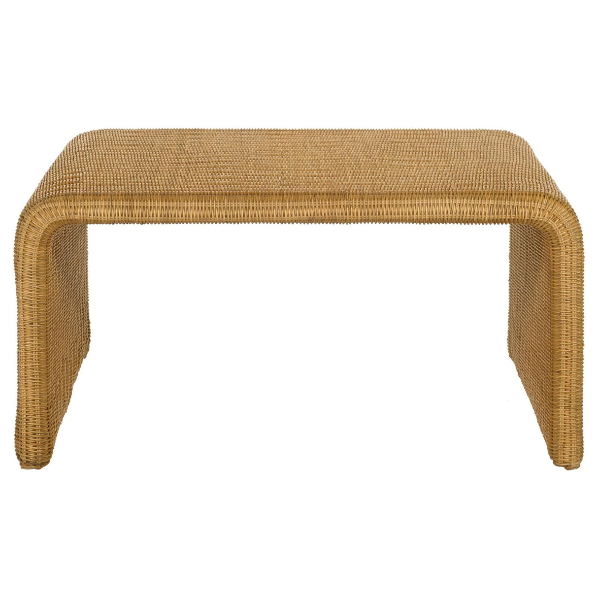 Juanita Natural Square Rattan Coffee Table from Coaster - Luna Furniture