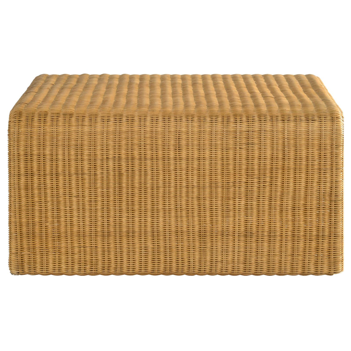 Juanita Natural Square Rattan Coffee Table from Coaster - Luna Furniture