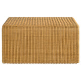 Juanita Natural Square Rattan Coffee Table from Coaster - Luna Furniture