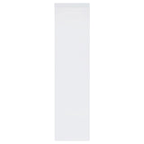 Jude 3-shelf Media Tower With Storage Cabinet White High Gloss from Coaster - Luna Furniture