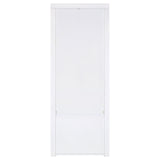 Jude 3-shelf Media Tower With Storage Cabinet White High Gloss from Coaster - Luna Furniture