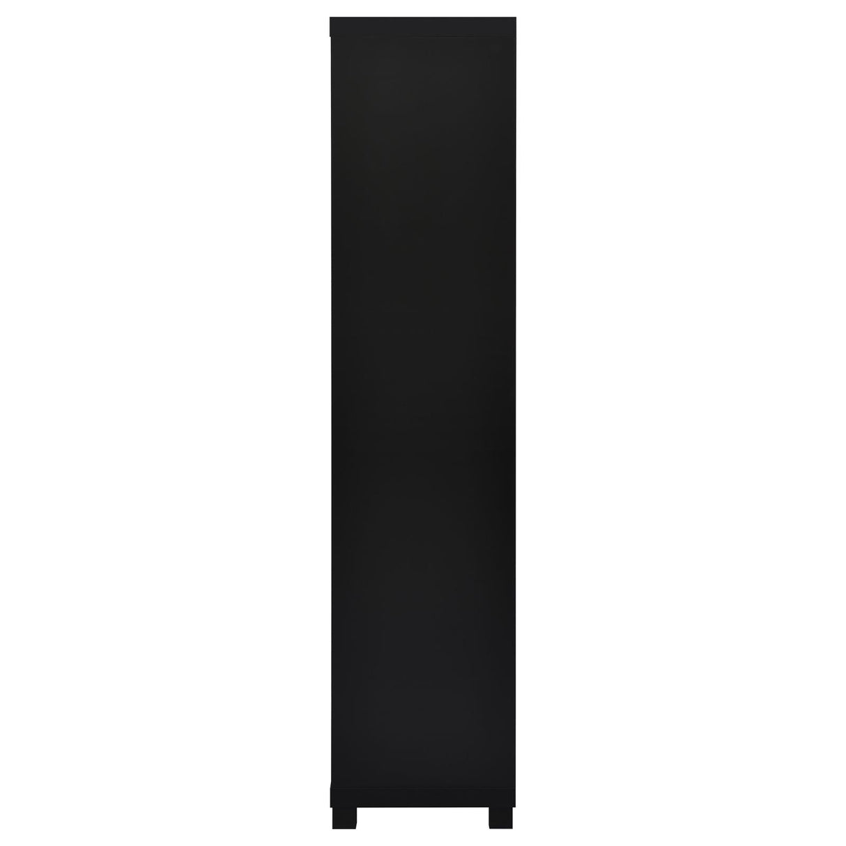 Jupiter 3-shelf Media Tower Bookcase with Storage Cabinet Black - 707756 - Luna Furniture