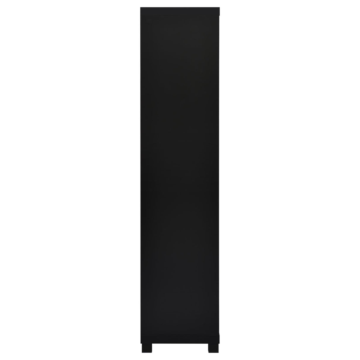 Jupiter 3-shelf Media Tower Bookcase with Storage Cabinet Black - 707756 - Luna Furniture