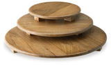 Kaidler Brown Tray Set (Set of 3) - A2000614 - Luna Furniture