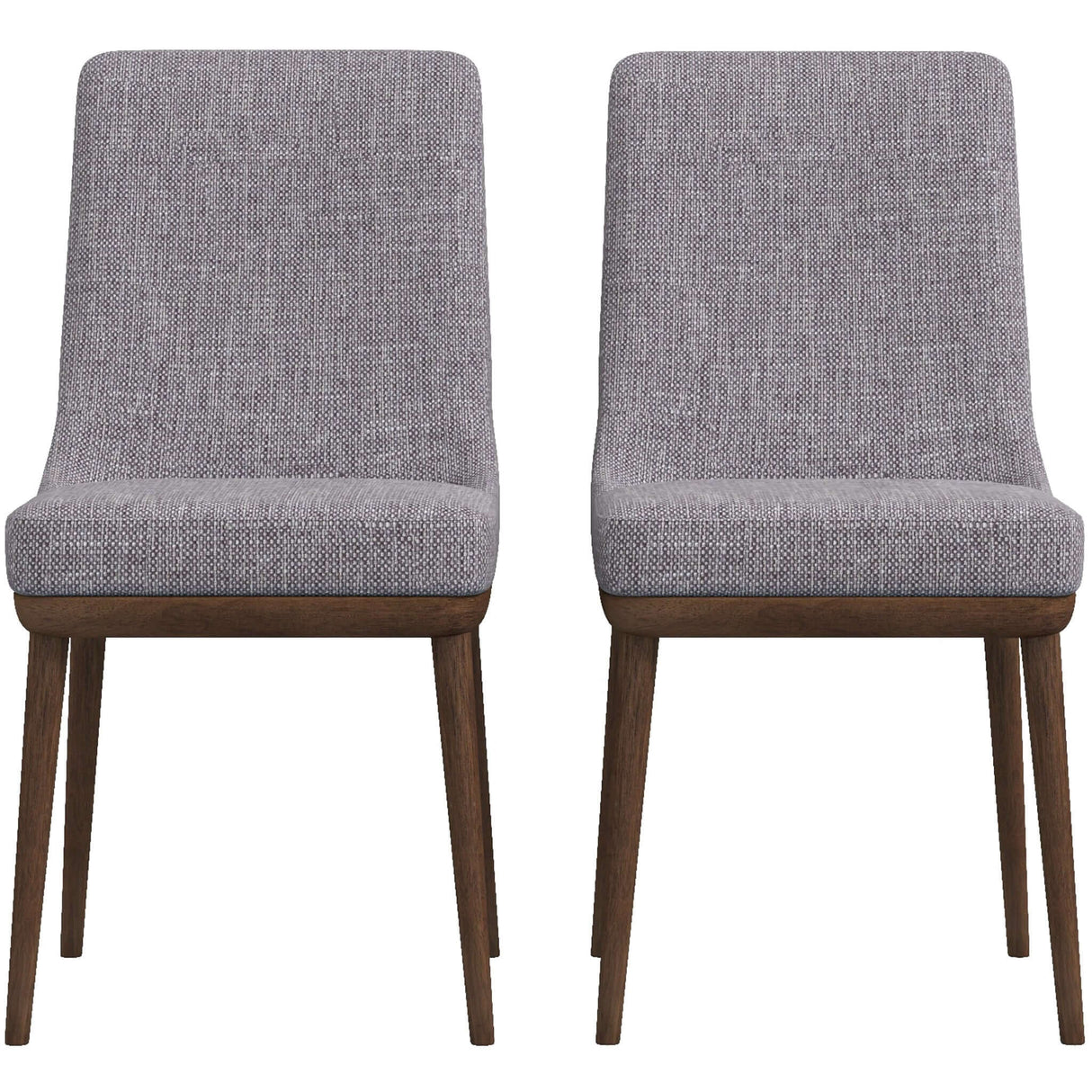 Kate Mid-Century Modern Dining Chair (Set of 2) Blue Polyester Blend - AFC00363 - Luna Furniture