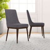 Kate Mid-Century Modern Dining Chair (Set of 2) Green Velvet - AFC00110 - Luna Furniture