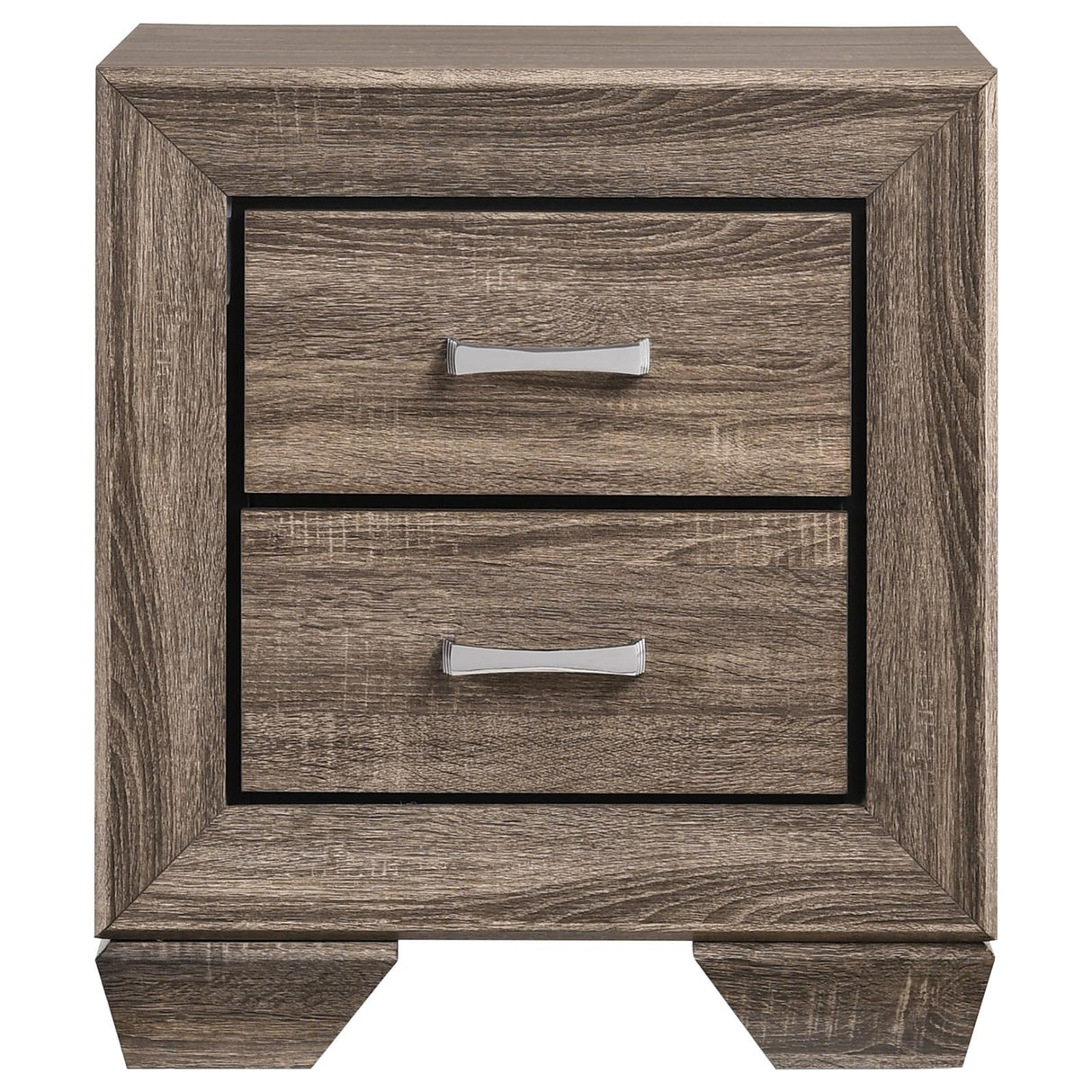 Kauffman 2-Drawer Nightstand Washed Taupe from Coaster - Luna Furniture