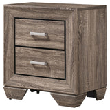 Kauffman 2-Drawer Nightstand Washed Taupe from Coaster - Luna Furniture