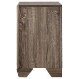 Kauffman 2-Drawer Nightstand Washed Taupe from Coaster - Luna Furniture