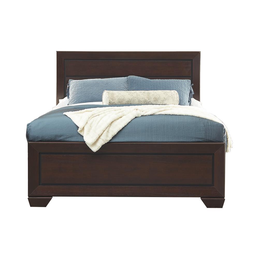 Kauffman Queen Panel Bed Dark Cocoa from Coaster - Luna Furniture