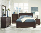 Kauffman Queen Panel Bed Dark Cocoa from Coaster - Luna Furniture