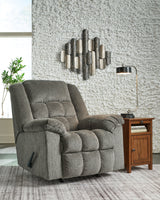 Kegler Putty Recliner from Ashley - Luna Furniture