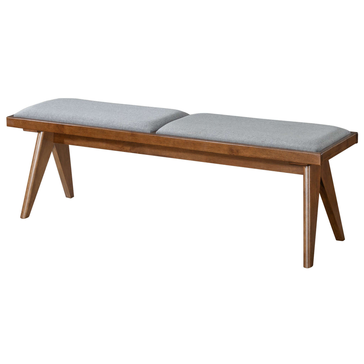 Keira Bench (Grey Fabric) - AFC01974 - Luna Furniture