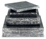 Keldy Antique Pewter Finish Box, Set of 3 - A2000491 - Luna Furniture