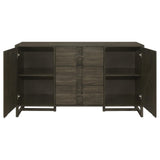 Kelly 3-drawer Storage Dining Sideboard Server Dark Grey from Coaster - Luna Furniture