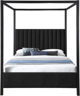 Kelly Full Bed (3 Boxes) Black from Meridian - Luna Furniture