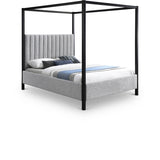 Kelly Full Bed (3 Boxes) Grey from Meridian - Luna Furniture