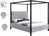 Kelly Full Bed (3 Boxes) Grey from Meridian - Luna Furniture