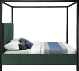 Kelly King Bed (3 Boxes) Green from Meridian - Luna Furniture