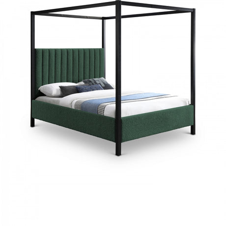 Kelly Queen Bed (3 Boxes) Green from Meridian - Luna Furniture