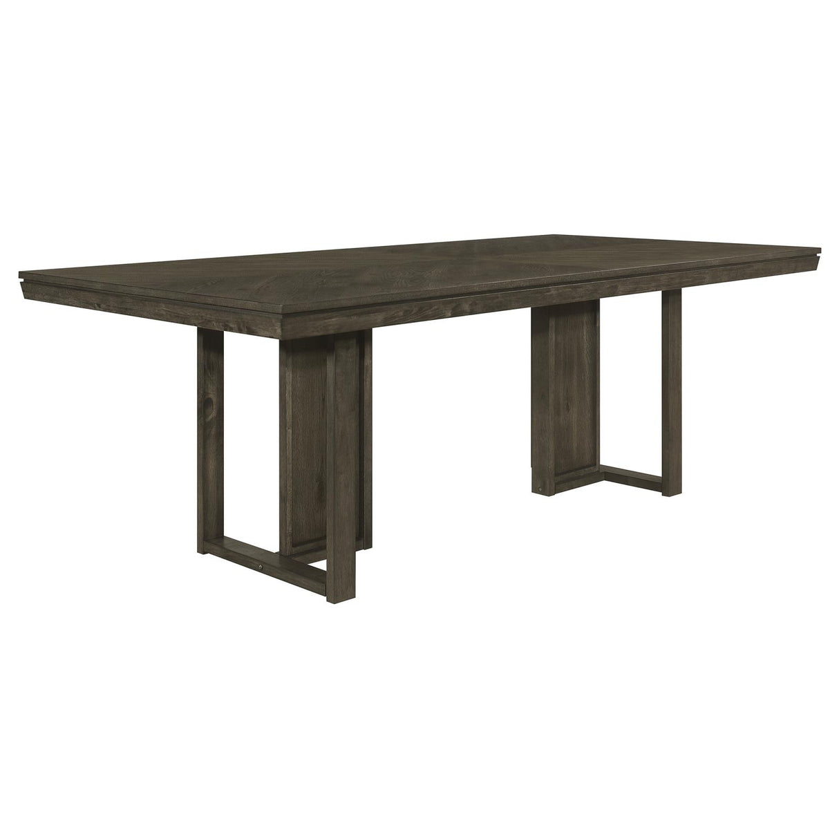 Kelly Rectangular Dining Table Dark Grey - 107961 - Luna Furniture