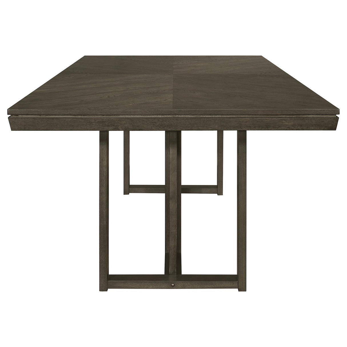 Kelly Rectangular Dining Table Dark Grey - 107961 - Luna Furniture