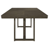 Kelly Rectangular Dining Table Dark Grey - 107961 - Luna Furniture