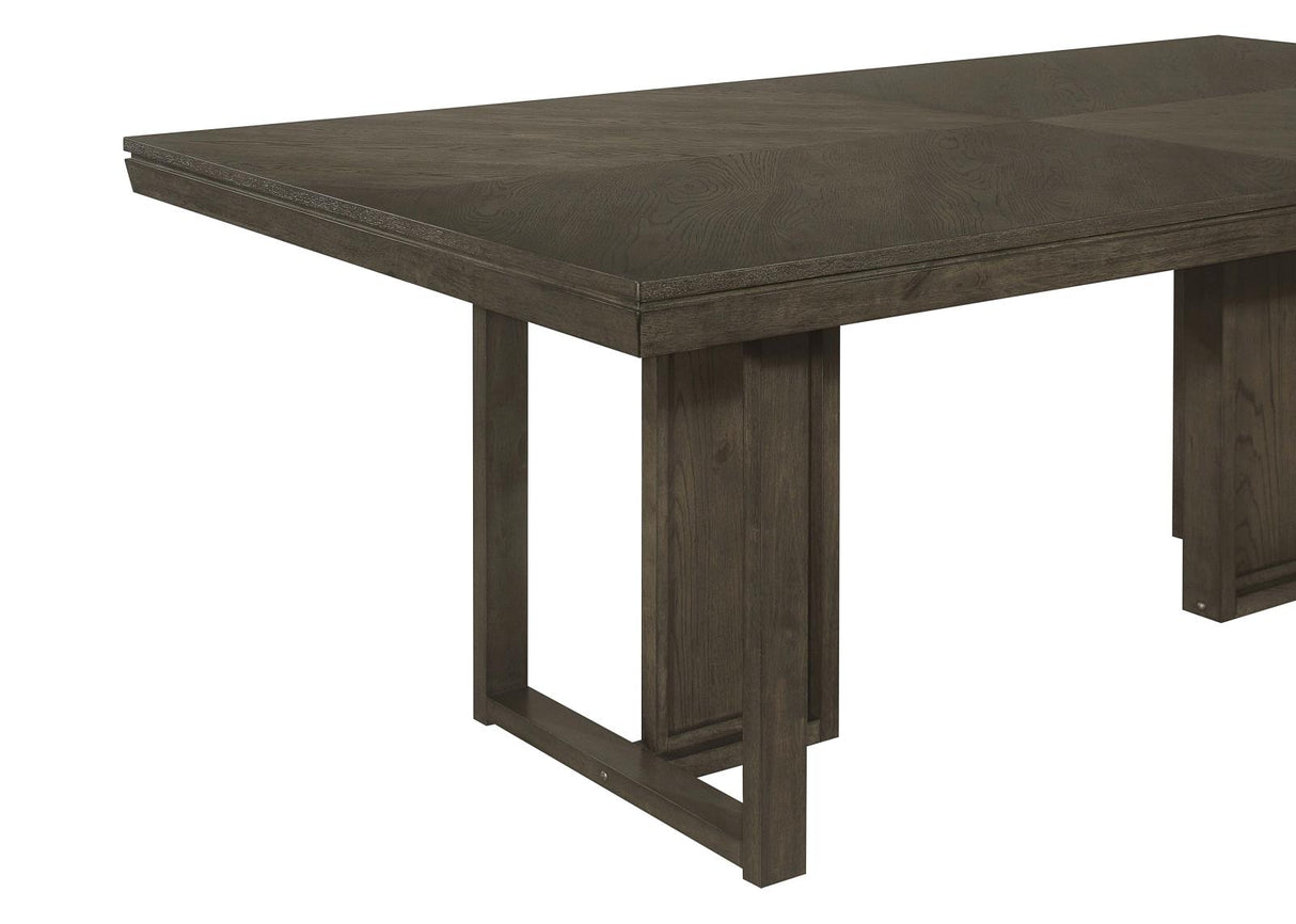 Kelly Rectangular Dining Table Dark Grey - 107961 - Luna Furniture