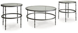 Kellyco Gunmetal Table from Ashley - Luna Furniture