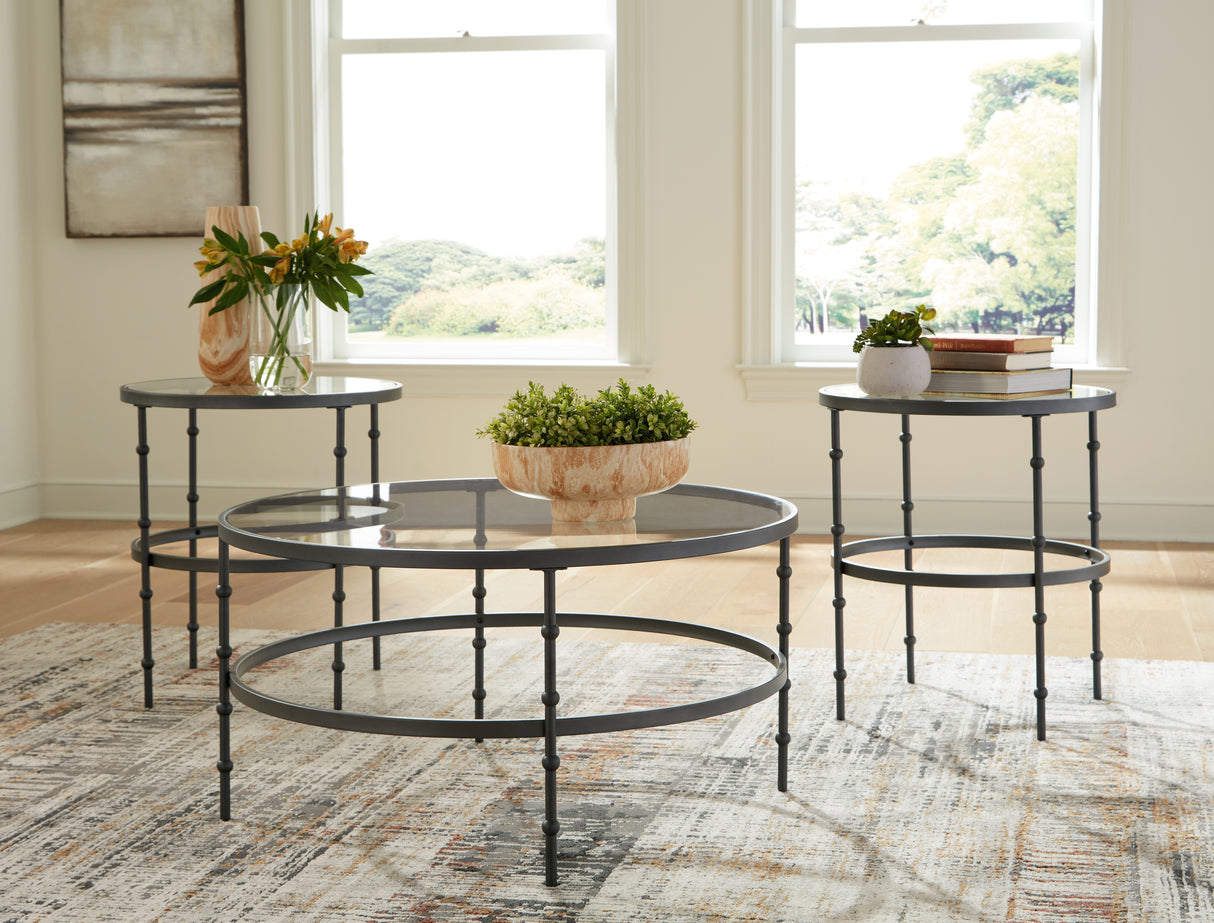 Kellyco Gunmetal Table from Ashley - Luna Furniture