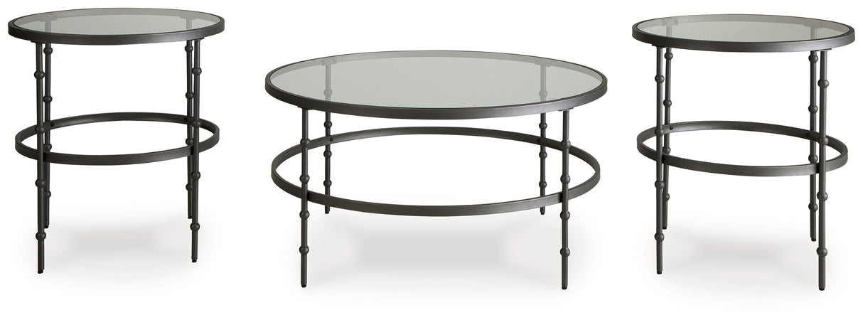 Kellyco Gunmetal Table from Ashley - Luna Furniture