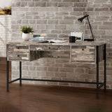 Kemper Salvaged Cabin 4-Drawer Writing Desk from Coaster - Luna Furniture