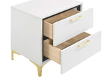 Kendall 2-drawer Nightstand White - 224402 - Luna Furniture