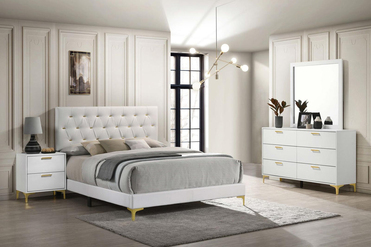 Kendall 4-piece Queen Bedroom Set White - 224401Q-S4 - Luna Furniture