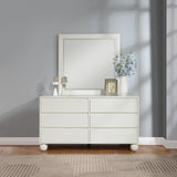 Kent Mirrors Cream from Meridian - Luna Furniture