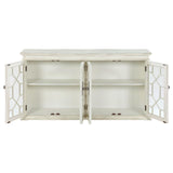 Kiara White 4-Door Accent Cabinet with Adjustable Shelves from Coaster - Luna Furniture