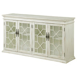 Kiara White 4-Door Accent Cabinet with Adjustable Shelves from Coaster - Luna Furniture