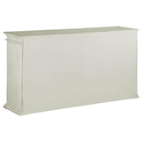 Kiara White 4-Door Accent Cabinet with Adjustable Shelves from Coaster - Luna Furniture