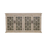 Kiara Glass Door Accent Cabinet Light Honey - 950858 - Luna Furniture