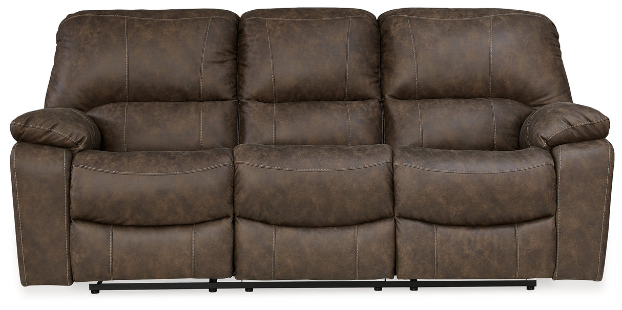 Kilmartin Chocolate Reclining Sofa - 4240488 - Luna Furniture