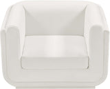 Kimora Linen Textured Fabric Chair Cream from Meridian - Luna Furniture