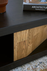 Kocomore Brown/Natural Coffee Table from Ashley - Luna Furniture