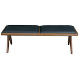 Kody Black Vegan Leather Bench - AFC01975 - Luna Furniture