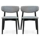 Korbin Grey Fabric Dining Chair - AFC01979 - Luna Furniture