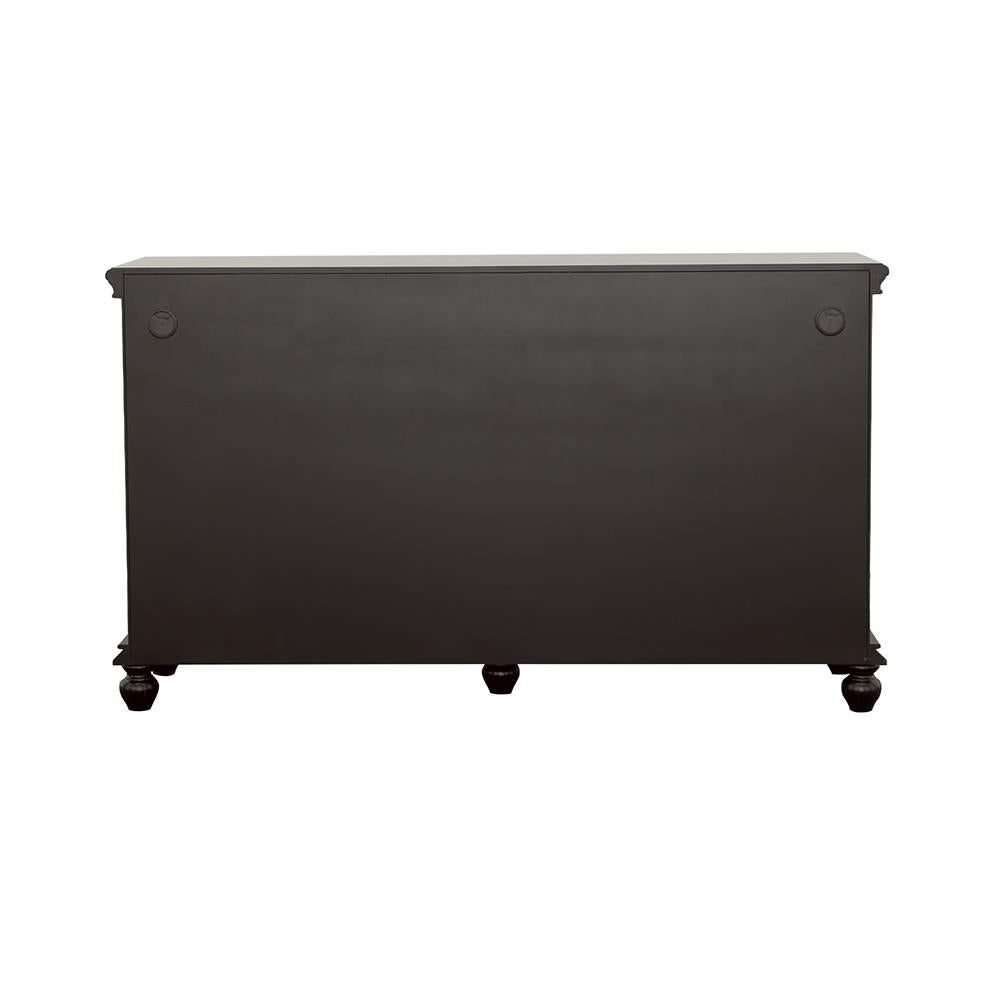 Kovu Black 4-Door Accent Cabinet from Coaster - Luna Furniture