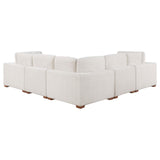 Lakeview 5-piece Upholstered Modular Sectional Sofa Ivory from Coaster - Luna Furniture