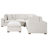 Lakeview 5-piece Upholstered Modular Sectional Sofa Ivory from Coaster - Luna Furniture