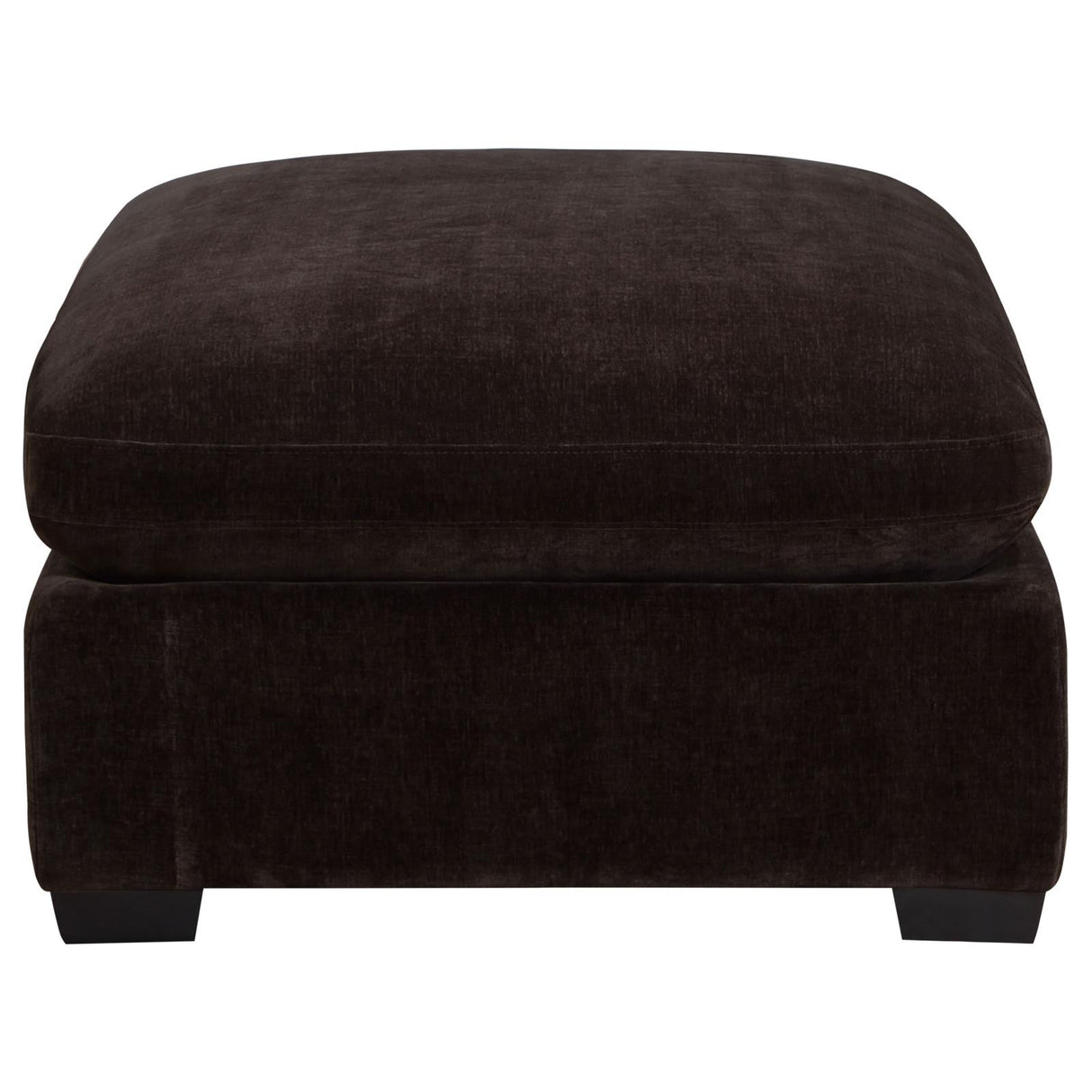 Lakeview Upholstered Ottoman Dark Chocolate from Coaster - Luna Furniture