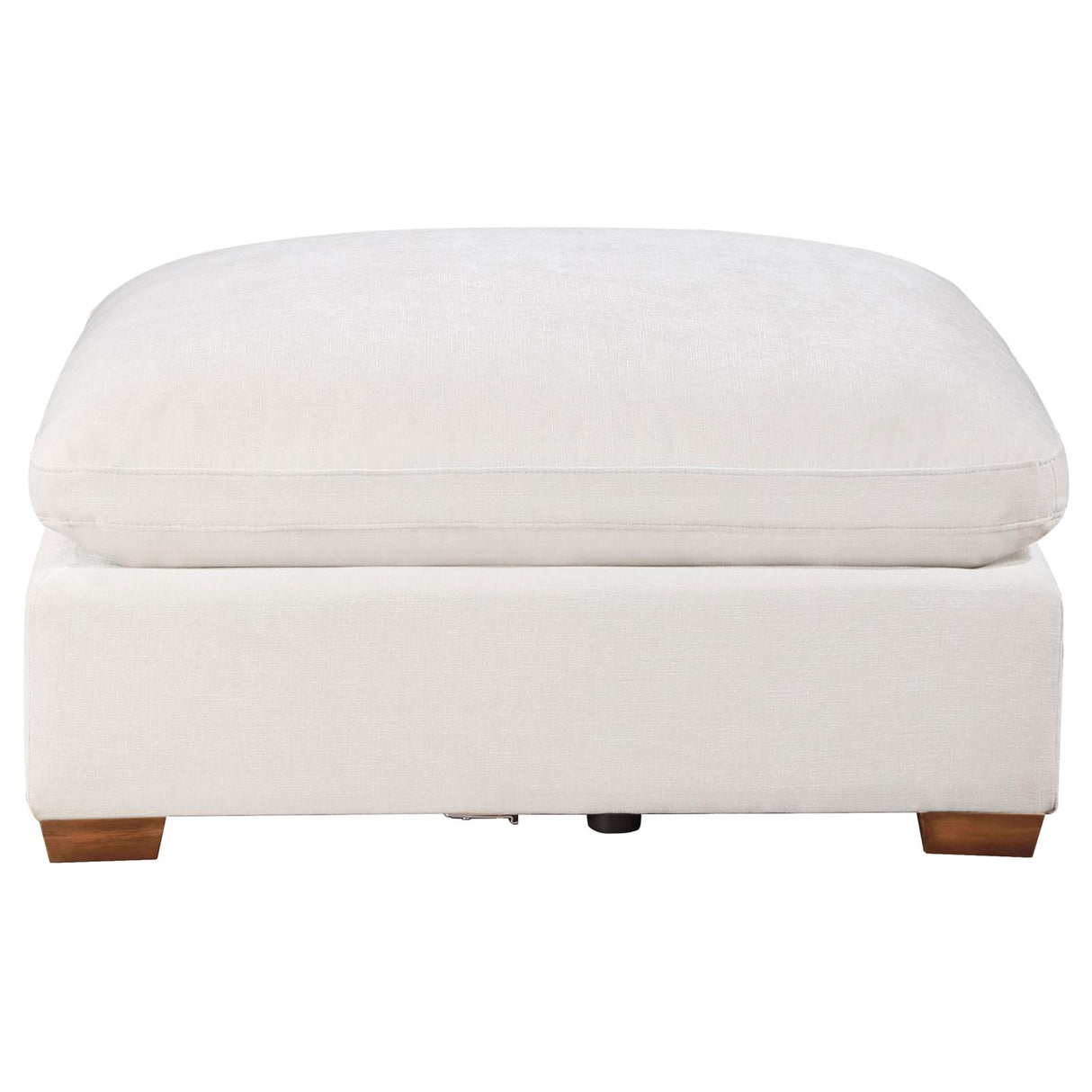 Lakeview Upholstered Ottoman Ivory - 551463 - Luna Furniture